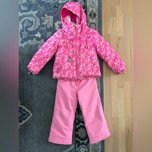 Girls Obermeyer Snow Ski Outfit size 5